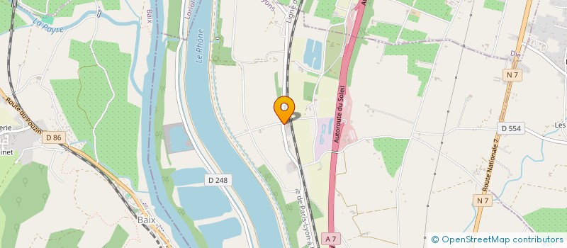 localisation de l'entreprise LES ILES  SAULCE-SUR-RHONE