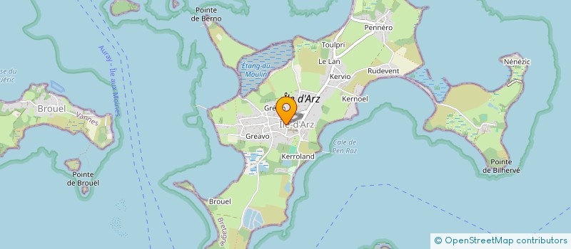 localisation de l'entreprise LES ILES  ILE-D'ARZ