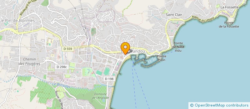 localisation de l'entreprise LES ILLUSTRINI à LE LAVANDOU