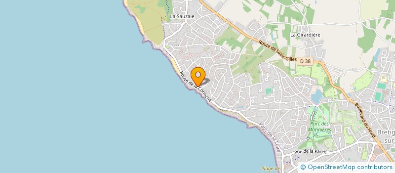 localisation de l'entreprise LES ILOTS à BRETIGNOLLES-SUR-MER