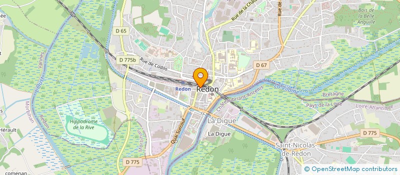 localisation de l'entreprise LES IMAGES  REDON