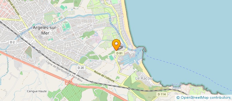 localisation de l'entreprise LES IMAGES à ARGELES-SUR-MER
