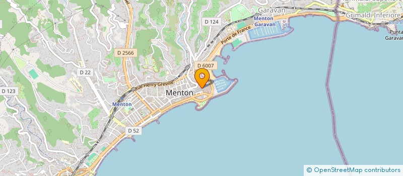 localisation de l'entreprise LES IMAGES DE PROVENCE à MENTON