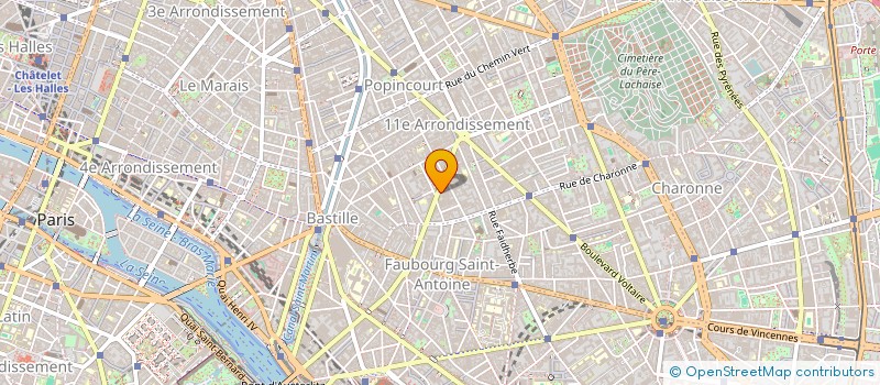 localisation de l'entreprise LES IMPERMEABLES PROTECT  PARIS