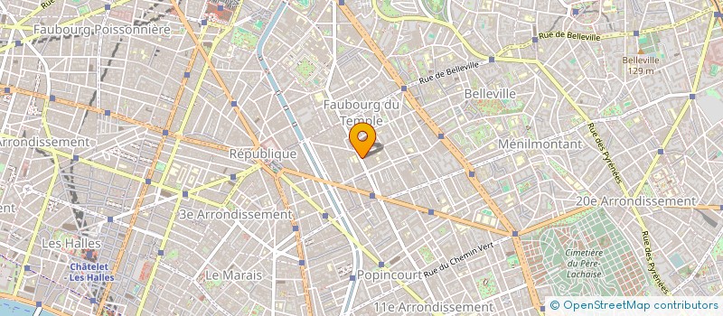 localisation de l'entreprise LES IMPRESSIONS 120  PARIS