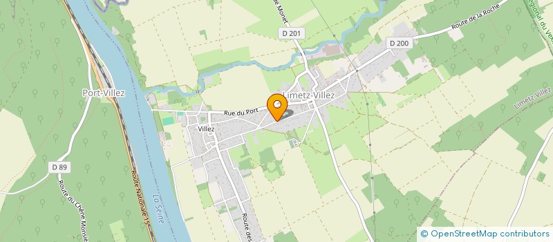 localisation de l'entreprise LES IMPRESSIONS CRTI  LIMETZ-VILLEZ