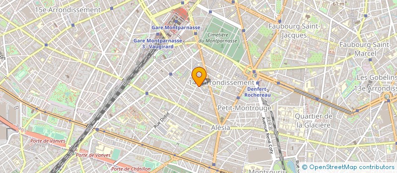 localisation de l'entreprise LES IMPRESSIONS D'ART  PARIS