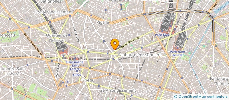 localisation de l'entreprise LES IMPRIMERIES DE LA NOUE à PARIS