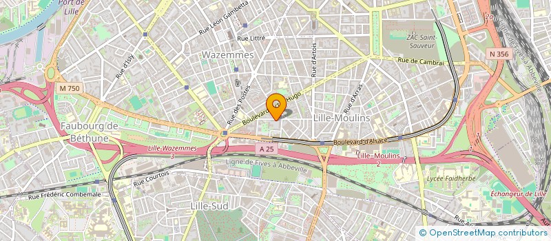 localisation de l'entreprise LES IMPROMPTUS à LILLE