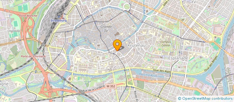 localisation de l'entreprise LES IMPROVISATEURS à STRASBOURG