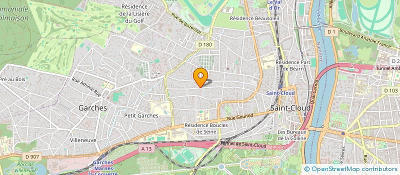 localisation de l'entreprise LES IMPROVOCANTES à SAINT-CLOUD