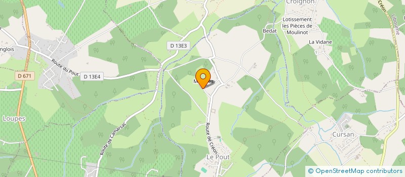 localisation de l'entreprise LES IN'D IMMOBILIER  SADIRAC