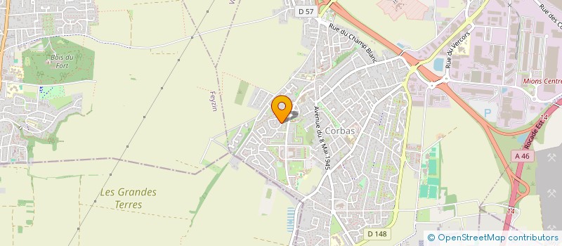 localisation de l'entreprise LES INDEP' DE JACQUES PREVERT à CORBAS