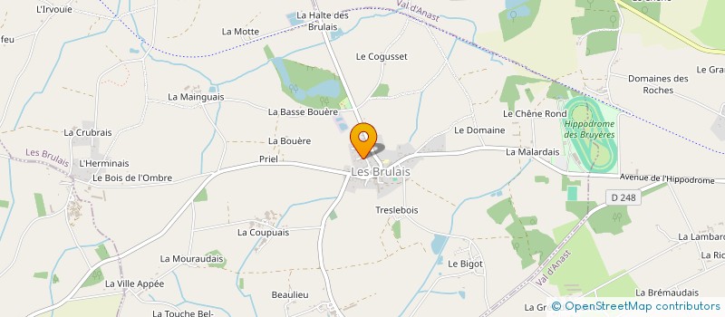 localisation de l'entreprise LES INDES CIE  LOUTEHEL