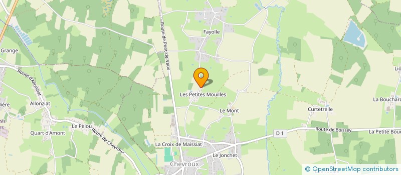 localisation de l'entreprise LES INDESTRUCTIBLES  CHEVROUX