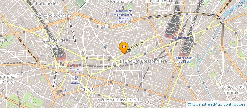 localisation de l'entreprise LES INDIENS à PARIS