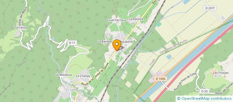 localisation de l'entreprise LES INDIENS DE MONTLAMB'AIR  CRUET