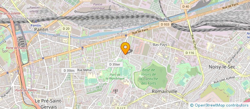 localisation de l'entreprise LES INDISPOSE.E.S  ROMAINVILLE