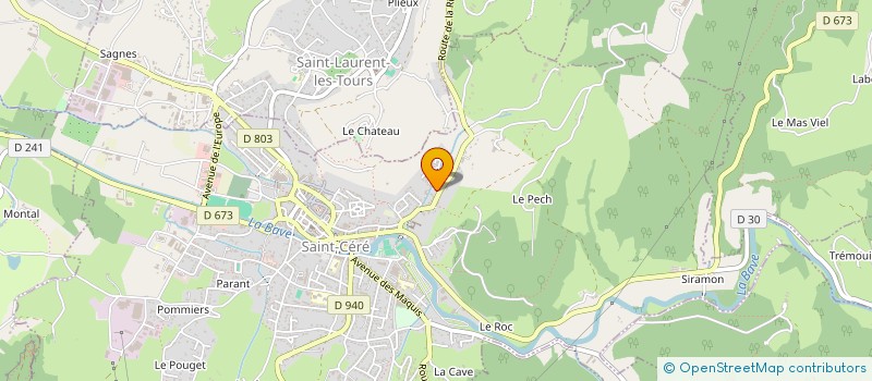 localisation de l'entreprise LES INDOMPTABLES  SAINT-JEAN-LESPINASSE