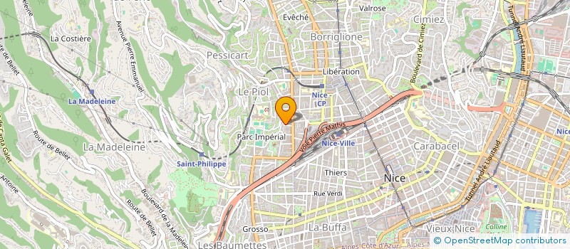 localisation de l'entreprise LES INFINISTES à NICE