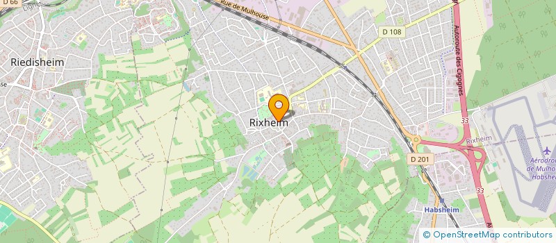 localisation de l'entreprise LES INFIRMIERES DE LA COMMANDERIE  RIXHEIM