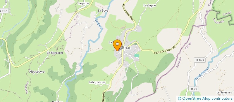 localisation de l'entreprise LES INFIRMIERES DE RAULHAC à RAULHAC