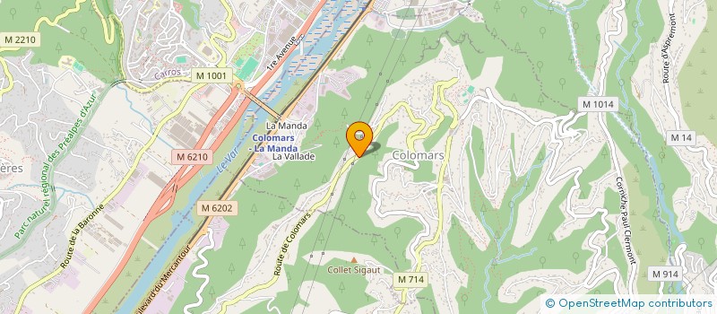 localisation de l'entreprise LES INFIRMIERES DU RAY  COLOMARS