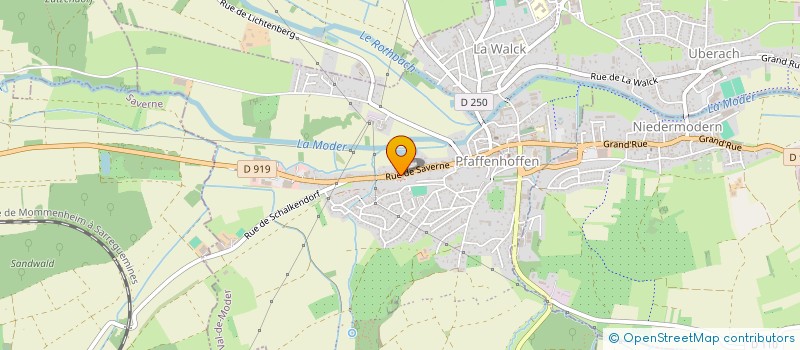 localisation de l'entreprise LES INFIRMIERES DU VAL DE MODER  VAL-DE-MODER