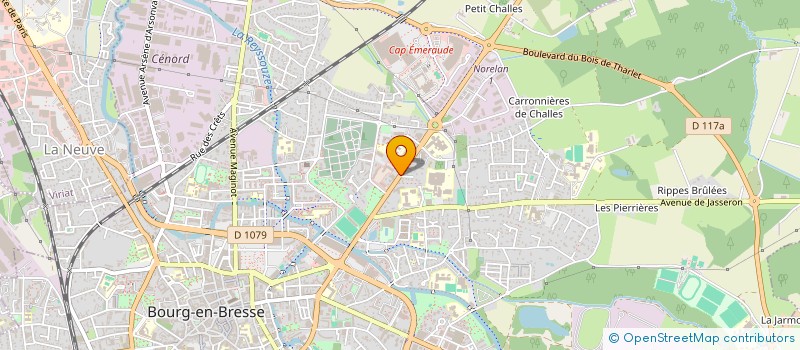 localisation de l'entreprise LES INFIRMIERES EN TERRE MALGACHE  BOURG-EN-BRESSE