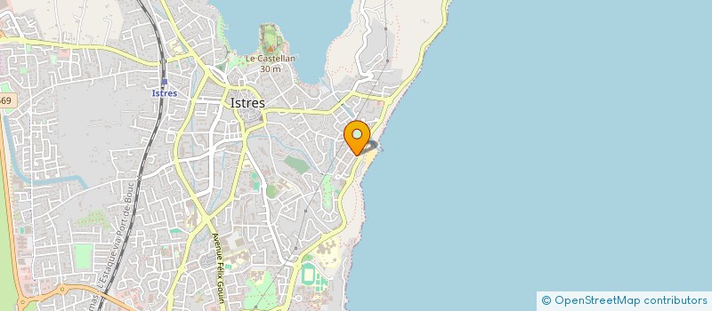localisation de l'entreprise LES INFIRMIERES ET LES INFIRMIERS DE L'ETANG à ISTRES
