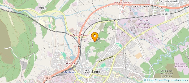 localisation de l'entreprise LES INFIRMIERES ET LES INFIRMIERS DU PILON DU ROY à GARDANNE