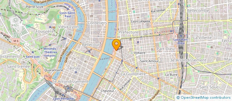 localisation de l'entreprise LES INFIRMIERS DU QUAI  LYON