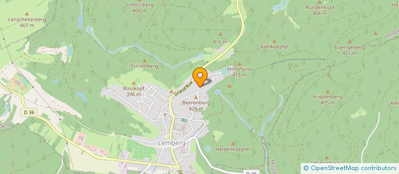 localisation de l'entreprise LES INFONDUS à LEMBERG