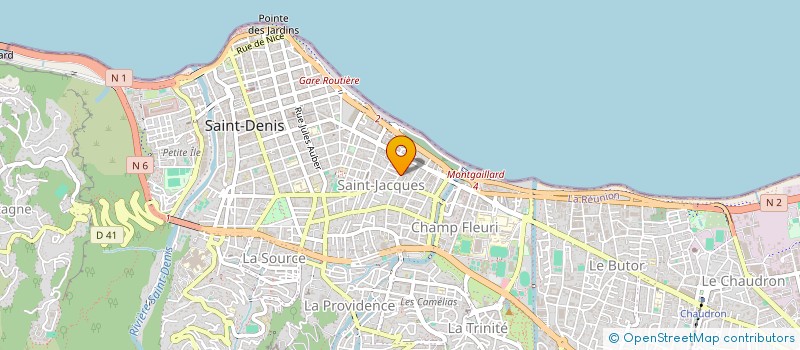 localisation de l'entreprise LES INGENUS à SAINT-DENIS