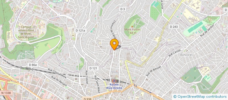 localisation de l'entreprise LES INITIES IMMO  ROUEN