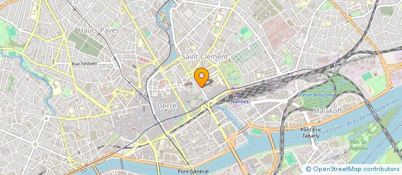 localisation de l'entreprise LES INNEES - DITES à NANTES