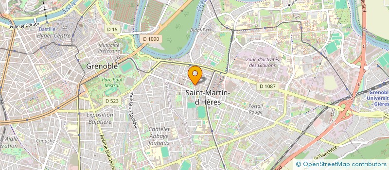 localisation de l'entreprise LES INOUBLIES  SAINT-MARTIN-D'HERES