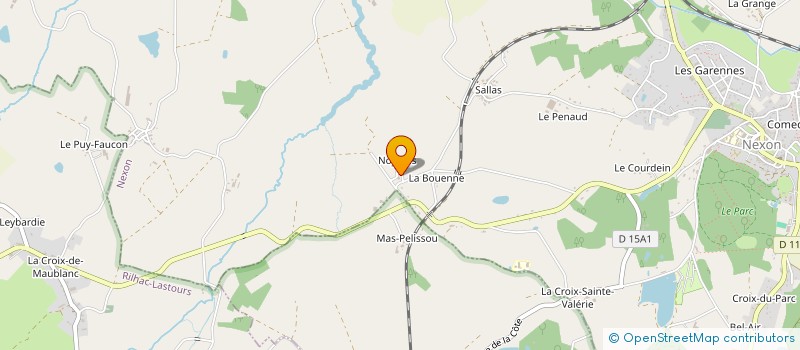 localisation de l'entreprise LES INSEPARABLES à JOURGNAC