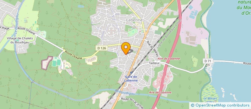 localisation de l'entreprise LES INSEPARABLES EN 4L  LABENNE