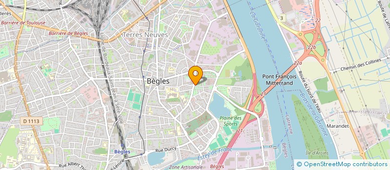 localisation de l'entreprise LES INSIDERS à BEGLES