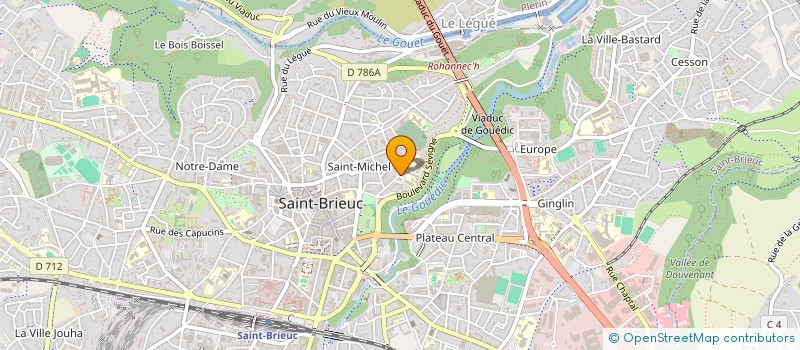 localisation de l'entreprise LES INSOLENCES D'ERNEST à SAINT-BRIEUC
