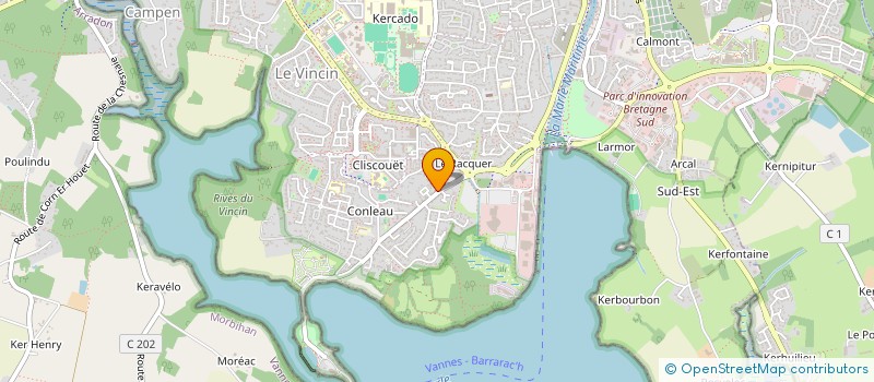 localisation de l'entreprise LES INSOLENTES à VANNES