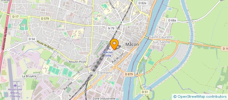 localisation de l'entreprise LES INSOLITES à MACON