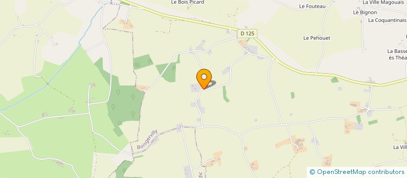 localisation de l'entreprise LES INSOLITES DE SOPHIE  BOISGERVILLY