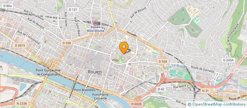 localisation de l'entreprise LES INSPIRES DE LA CHAPELLE SAINT-JULIEN  ROUEN