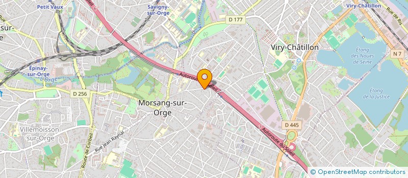localisation de l'entreprise LES INSTALLATEURS REUNIS à MORSANG SUR ORGE
