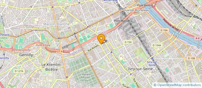 localisation de l'entreprise LES INSTANTS VOLES à IVRY-SUR-SEINE