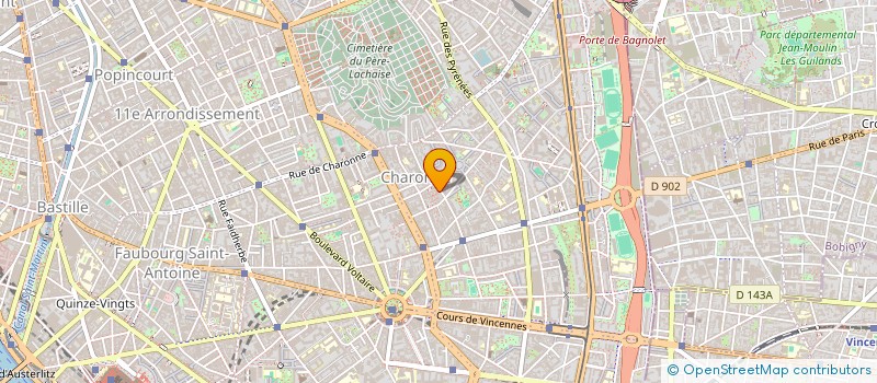 localisation de l'entreprise LES INSULAIRES  PARIS