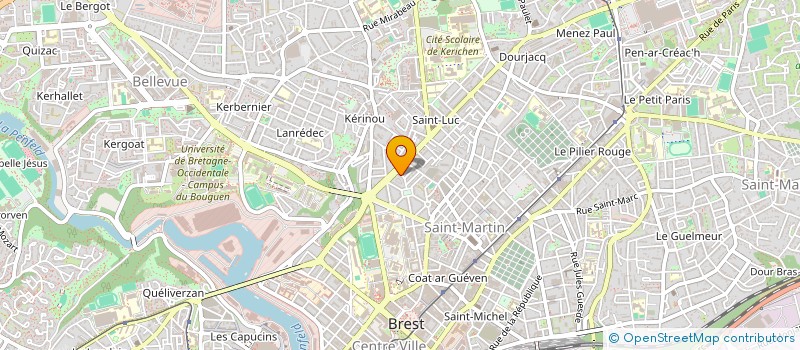 localisation de l'entreprise LES INSULAIRES D'AVALLON à BREST