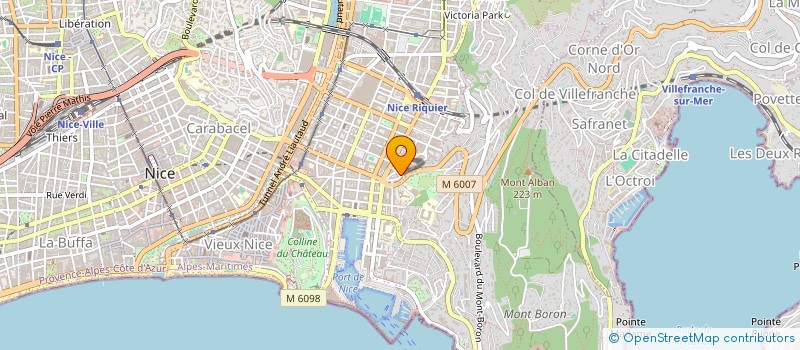 localisation de l'entreprise LES INTEMPORELS DE CHARLOTTE à NICE